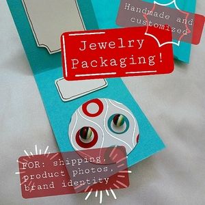 Handmade, Fully Customizable, Jewelry Packaging for Shipping and Display!